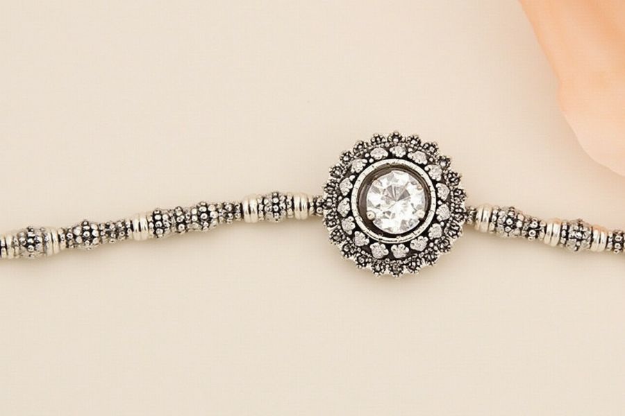 Celebrate Raksha Bandhan with Elegant Silver Rakhi