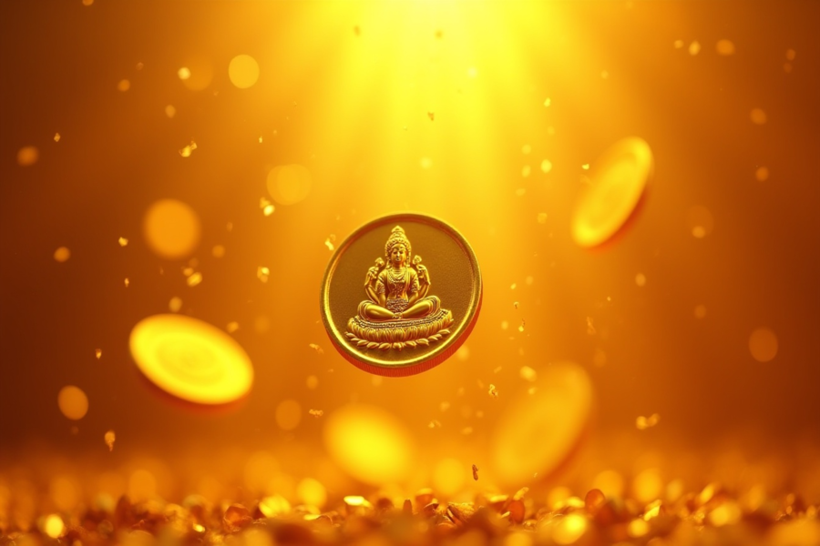 Laxmi Gold Coin for Prosperity – Shop in Kandivali