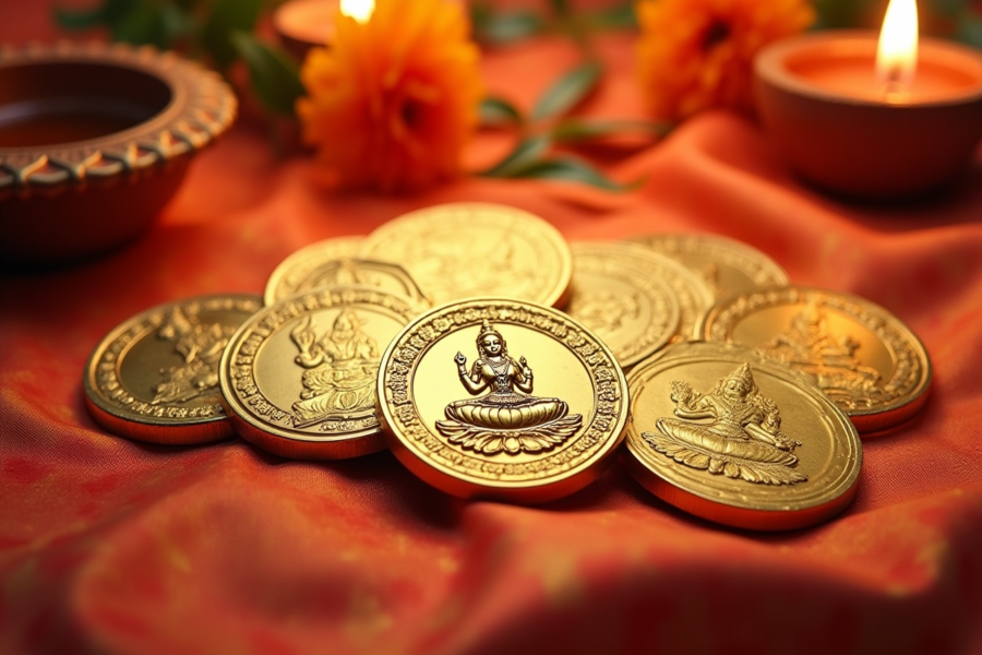 Laxmi Gold Coin for Prosperity – Shop in Kandivali