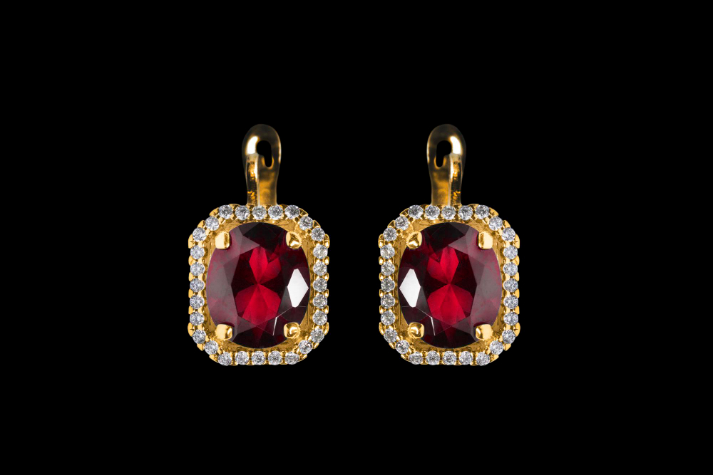 Gold Solitaire Earrings – A Timeless Expression of Elegance by Kosher Jewels, Kandivali
