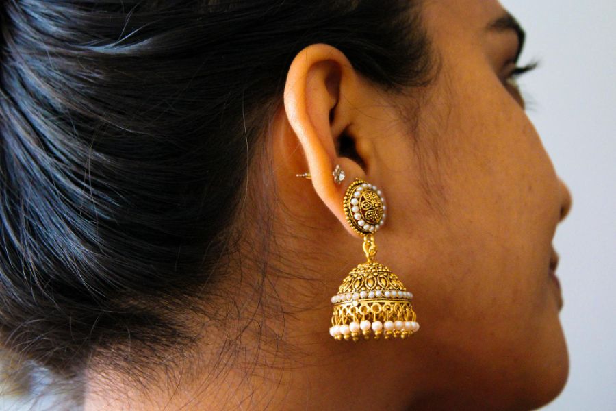 Gold Jhumka Earrings – Evergreen Elegance That Never Fades