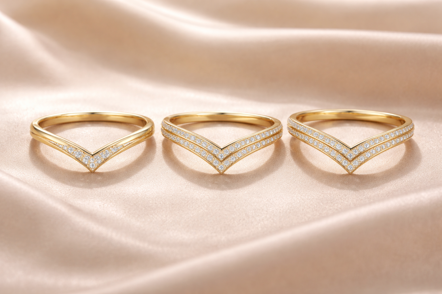 V Shaped Diamond Rings That Redefine Elegance
